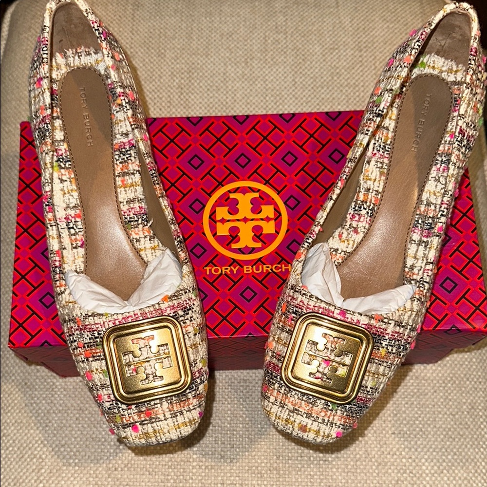 Tory Burch Georgia Pump pink multi 35mm